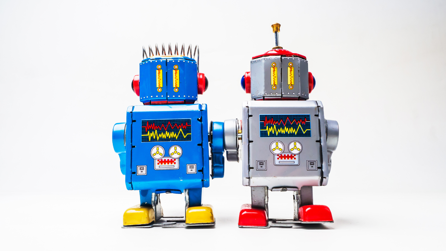 Two robots