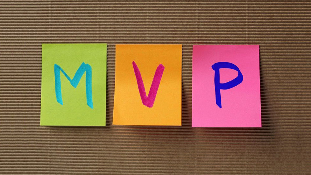 Why MVP Still Works When Building a New Version of an Older App MVP letters on post-it stickers